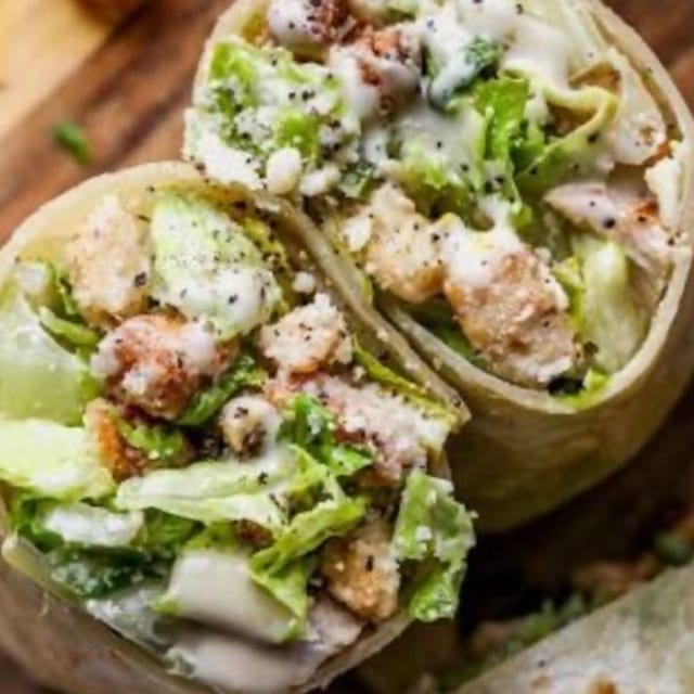 Chicken Ceasar Wrap.
