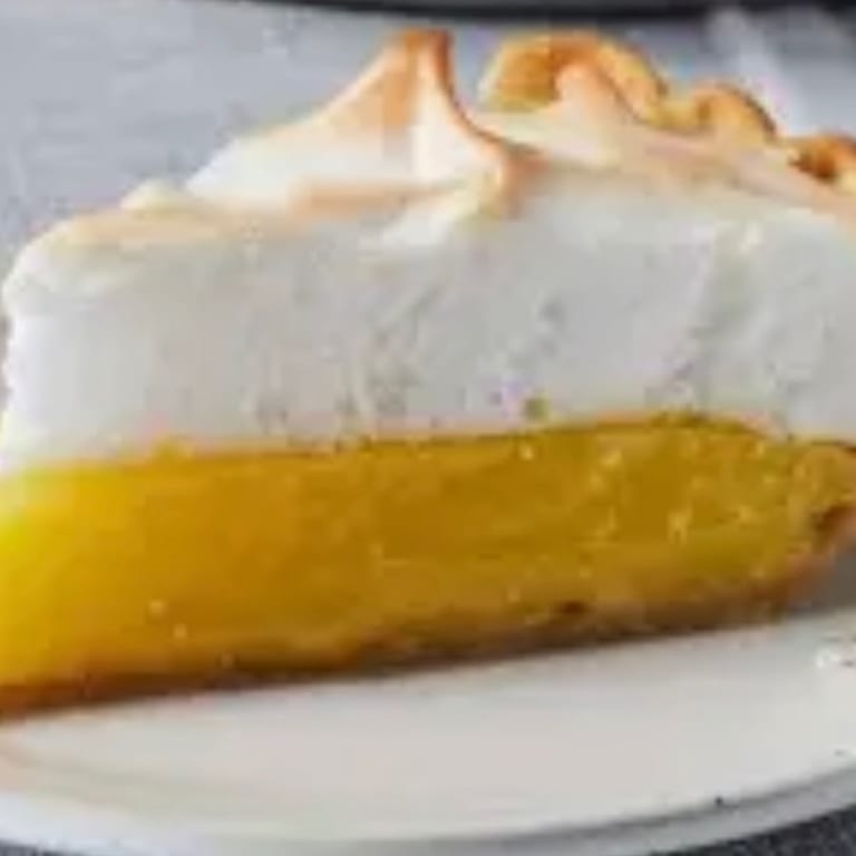 Indulge in our lemon meringue pie